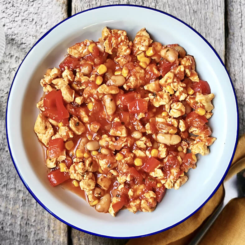 Chili sudamericano al pollo