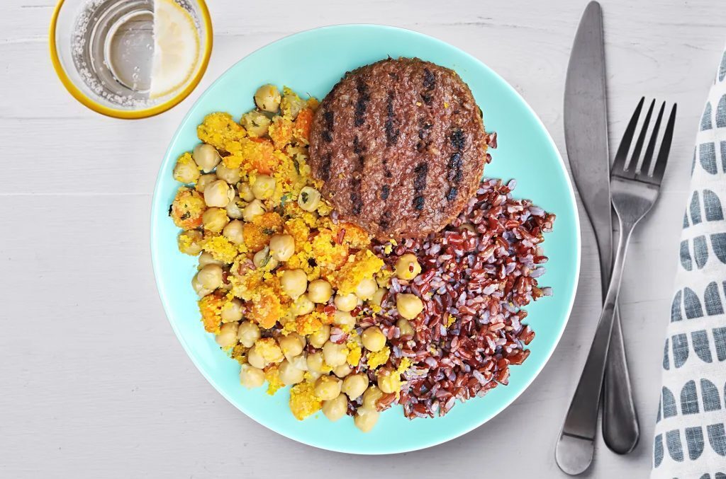 Burger vegetale per una cena proteica
